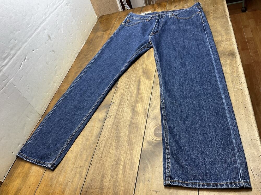 Levi's 505 Regular Jeans Mens 36x30 Blue Straight Leg 100% Cotton